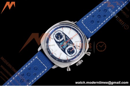 Breitling - Top Time B01 Martin Racing Chronograph 38mm SS/LE Blu/Wht Dial BLF A7750 | BLF 팩토리 브라이틀링 탑 타임 B01 마틴 레이싱 크로노그래프 38mm 블루/화이트 다이얼 아시안 7750 자동 무브먼트