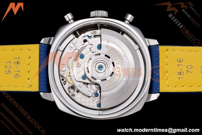 Breitling - Top Time B01 Martin Racing Chronograph 38mm SS/LE Blu/Wht Dial BLF A7750