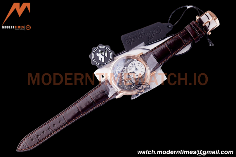 Breguet - Tradition Automatic Retrograde Seconds 7097BR RG/LE Grey/Wht ZF A505