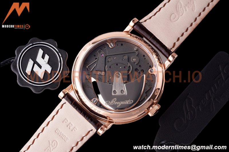 Breguet - Tradition Automatic Retrograde Seconds 7097BR RG/LE Grey/Wht ZF A505