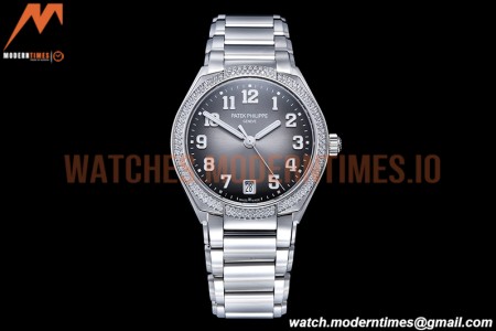 Patek Philippe - Twenty-4 Ladies Dia SS/SS Grey/Num PPF A324