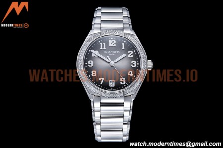 Patek Philippe - Twenty-4 Ladies Dia SS/SS Grey/Num PPF A324