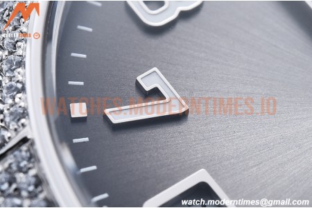 Patek Philippe - Twenty-4 Ladies Dia SS/SS Grey/Num PPF A324