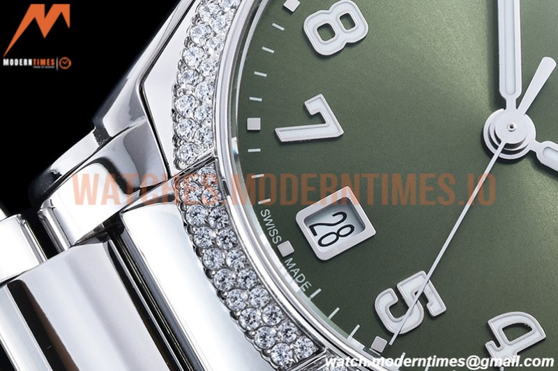 Patek Philippe - Twenty-4 Ladies Dia SS/SS Green/Num PPF A324