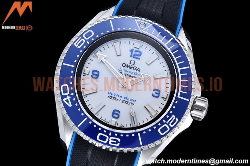 Omega - Planet Ocean 6000M 45.5mm Ultra Deep Blu SS/RU Wht TF A2824