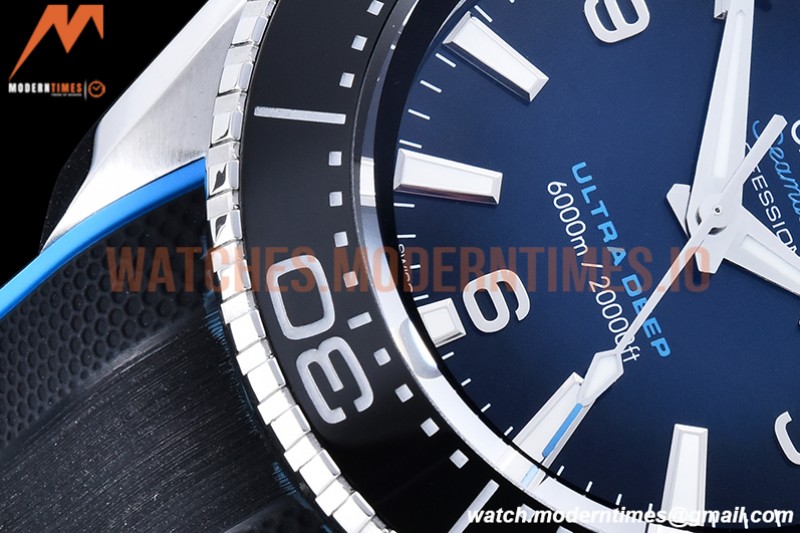 Omega - Planet Ocean 6000M 45.5mm Ultra Deep Blk SS/RU G-B TF A2824