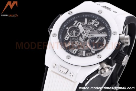Hublot - Big Bang Unico 44mm White CER/RU Blk/Ske BBF A1280
