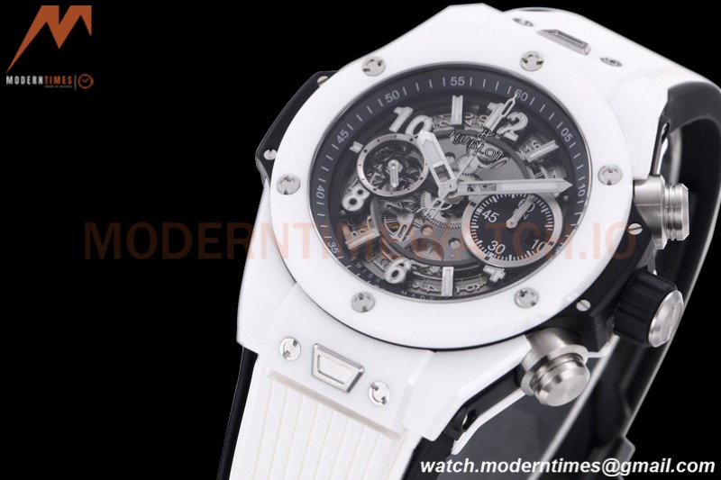 Hublot - Big Bang Unico 44mm White CER/RU Blk/Ske BBF A1280