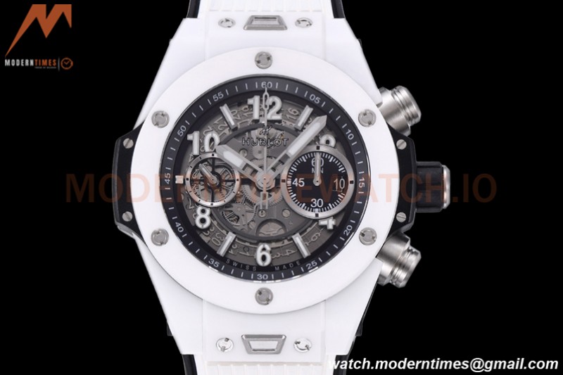 Hublot - Big Bang Unico 44mm White CER/RU Blk/Ske BBF A1280