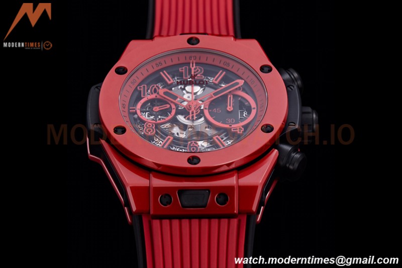 Hublot - Big Bang Unico 44mm Red Magic CER/RU Blk/Ske BBF A1280