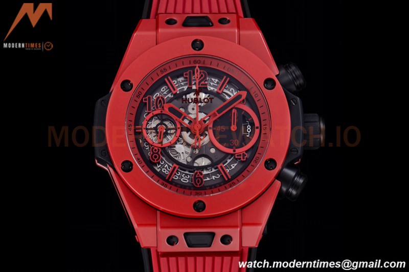 Hublot - Big Bang Unico 44mm Red Magic CER/RU Blk/Ske BBF A1280