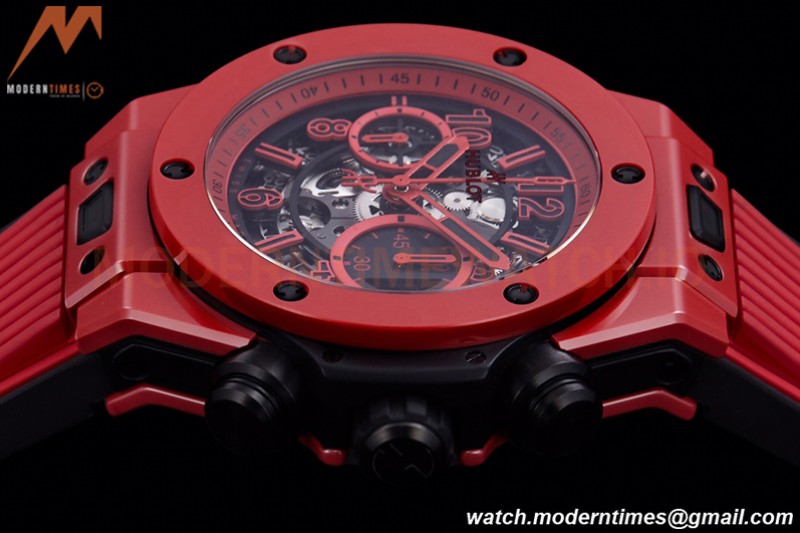Hublot - Big Bang Unico 44mm Red Magic CER/RU Blk/Ske BBF A1280