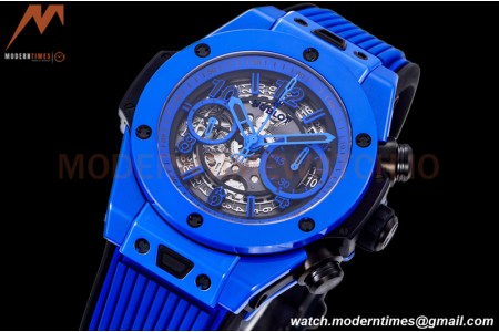 Hublot - Big Bang Unico 44mm Blue Magic CER/RU Blk/Ske BBF A1280