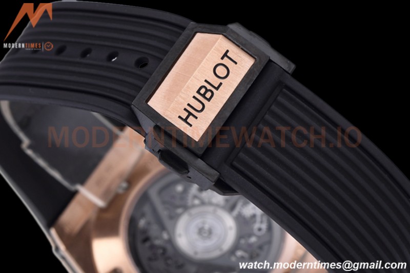 Hublot - Big Bang Unico 44mm Diamond RG/RU Blk/Ske BBF A1280