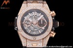 Hublot - Big Bang Unico 44mm Diamond RG/RU Blk/Ske BBF A1280