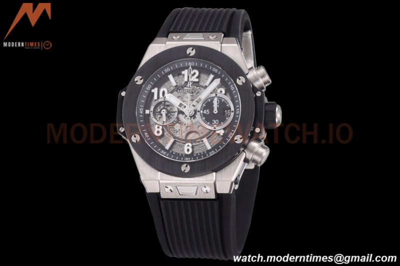 Hublot - Big Bang Unico 44mm Ceramic SS/RU Blk/Ske BBF A1280