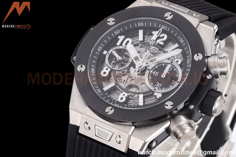 Hublot - Big Bang Unico 44mm Ceramic SS/RU Blk/Ske BBF A1280