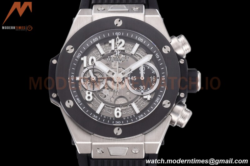 Hublot - Big Bang Unico 44mm Ceramic SS/RU Blk/Ske BBF A1280