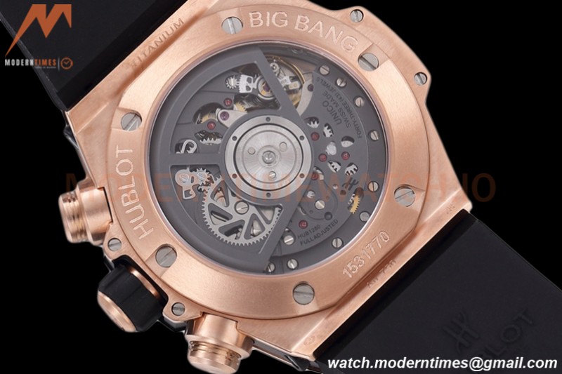 Hublot - Big Bang Unico 44mm Rose Gold RG/RU Blk/Ske BBF A1280