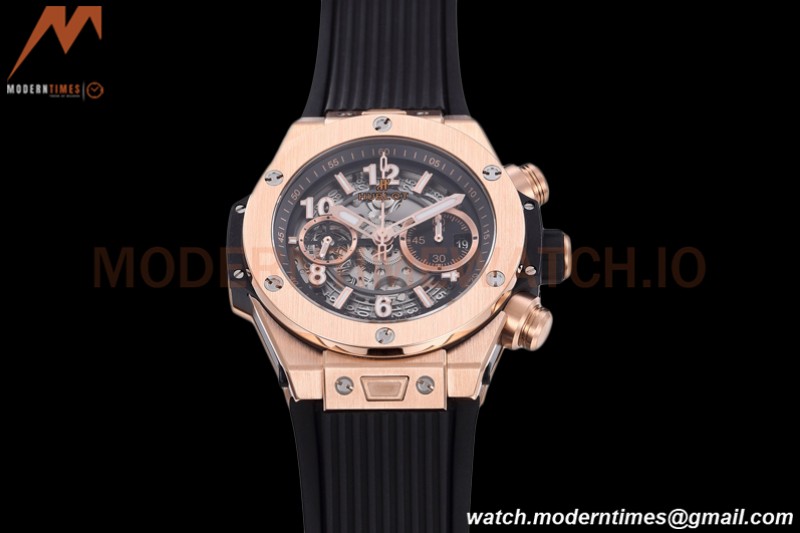 Hublot - Big Bang Unico 44mm Rose Gold RG/RU Blk/Ske BBF A1280