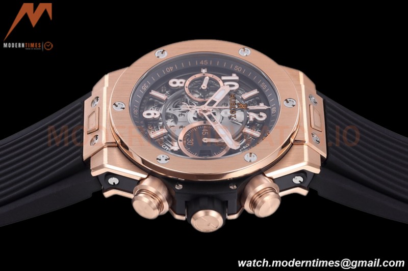 Hublot - Big Bang Unico 44mm Rose Gold RG/RU Blk/Ske BBF A1280