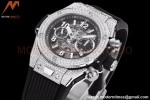 Hublot - Big Bang Unico 44mm Diamond SS/RU Blk/Ske BBF A1280