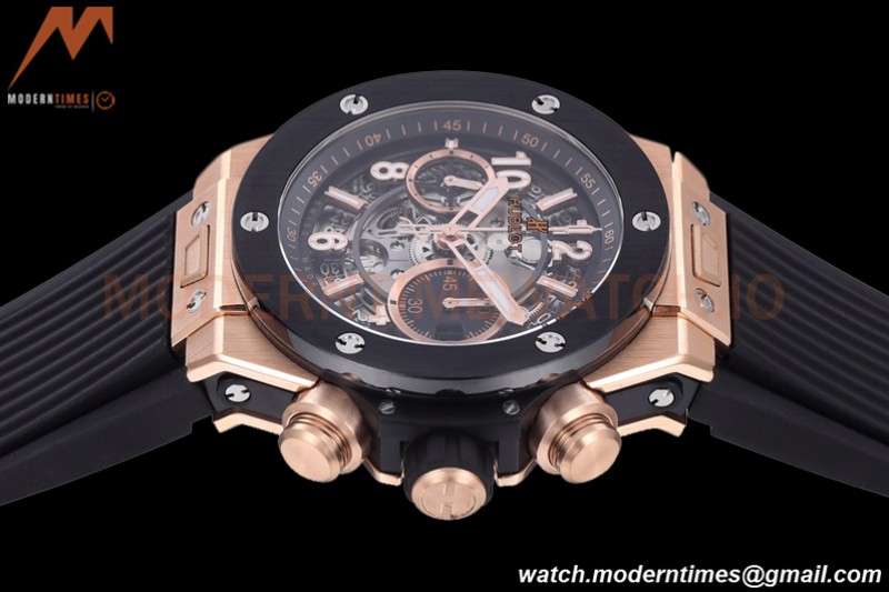 Hublot - Big Bang Unico 44mm Cermic RG/RU Blk/Ske BBF A1280