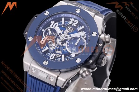 Hublot - Big Bang Unico 42mm Blue Ceramic TI/RU Blu/Ske BBF A1280