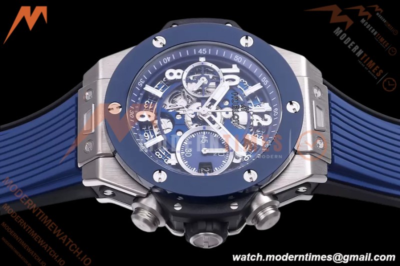 Hublot - Big Bang Unico 42mm Blue Ceramic TI/RU Blu/Ske BBF A1280