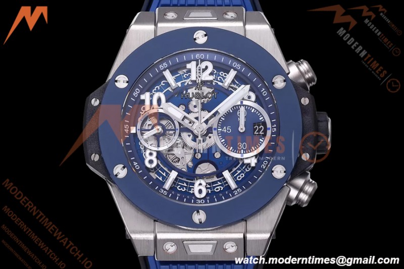 Hublot - Big Bang Unico 42mm Blue Ceramic TI/RU Blu/Ske BBF A1280