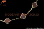 Van Cleef & Arpels 5 Motif Vintage Alhambra Malachite Gold Bracelet – Iconic Luxury Replica