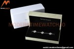 Van Cleef & Arpels 5 Motif Vintage Alhambra Malachite Silver Bracelet – Iconic Luxury Replica