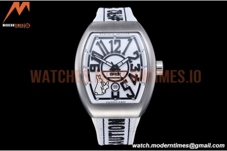 Franck Muller - Vanguard Mens FR2 SB/RU Wht/Num ABF A2824