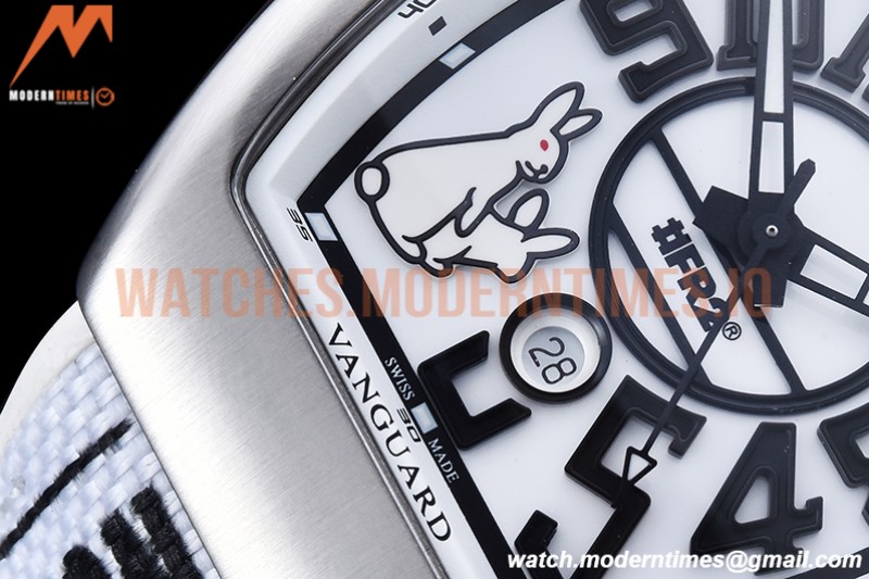 Franck Muller - Vanguard Mens FR2 SB/RU Wht/Num ABF A2824