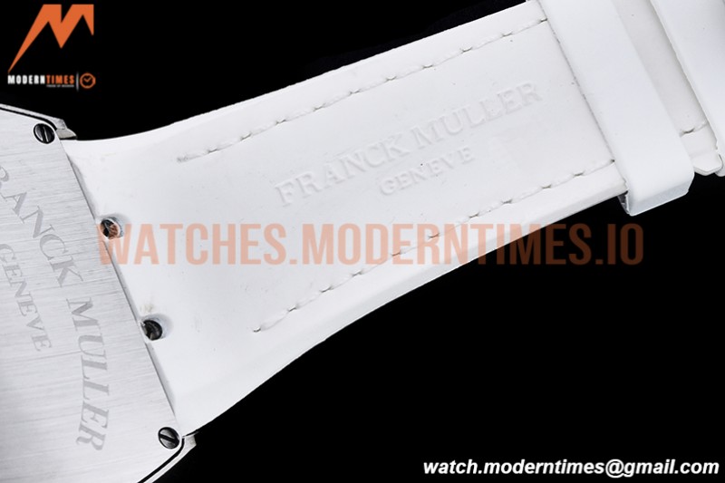 Franck Muller - Vanguard Mens FR2 Dia SS/RU Wht/Num ABF A2824