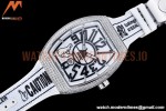 Franck Muller - Vanguard Mens FR2 Dia SS/RU Wht/Num ABF A2824
