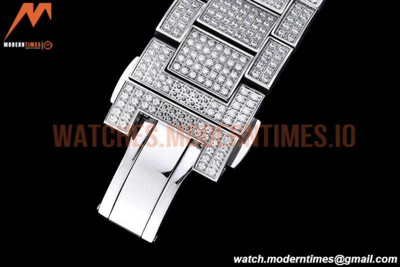 Franck Muller - Vanguard Mens Blk CG Diam Dia/Dia Dia/Num ABF A2824