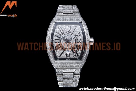 Franck Muller - Vanguard Mens Blk Diam Dia/Dia Dia/Num ABF A2824
