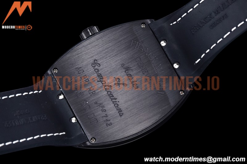 Franck Muller - Vanguard Mens FR2 PVD/RU Wht/Num ABF A2824