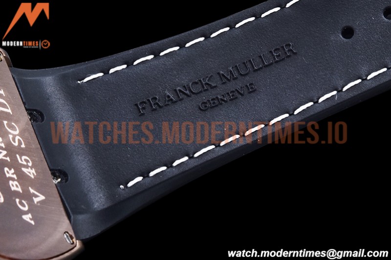 Franck Muller - Vanguard Mens FR2 Dia RG/RU Wht/Num ABF A2824