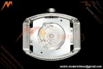 Franck Muller - Vanguard Yachting V45 Silver Dragon King Full Diamond Blk/Dia Black Nylon Strap ABF A2824