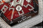 Franck Muller - Vanguard Yachting V45 Silver Dragon King Full Diamond Red/Dia Black Leather Strap ABF A2824 | 프랭크 뮬러 - 뱅가드 요팅 V45 실버 드래곤 킹 풀 다이아몬드 레드/다이아몬드 블랙 가죽 스트랩 ABF A2824