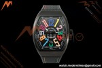 Franck Muller - Vanguard V45 Black PVD/NY Black Nylon Strap ABF A2824