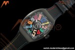 Franck Muller - Vanguard V45 Black PVD/NY Black Nylon Strap ABF A2824