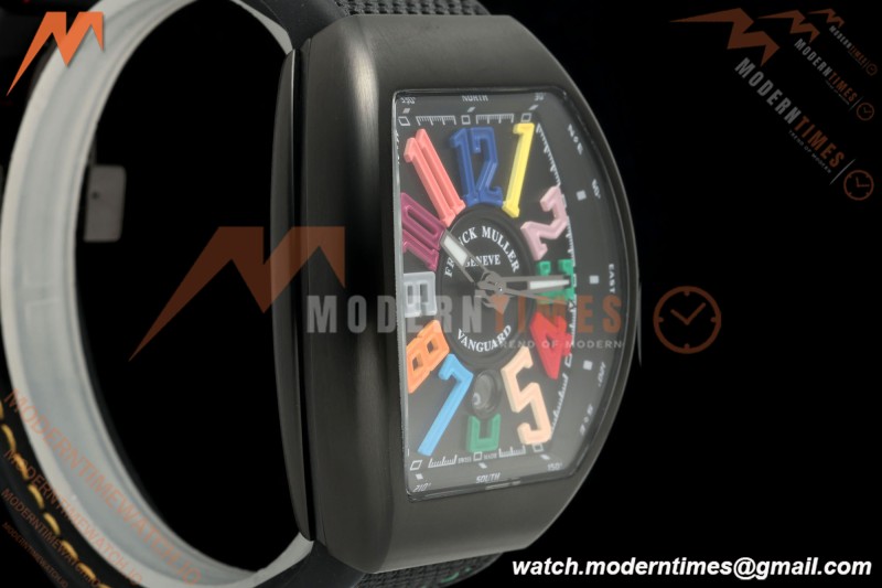 Franck Muller - Vanguard V45 Black PVD/NY Black Nylon Strap ABF A2824