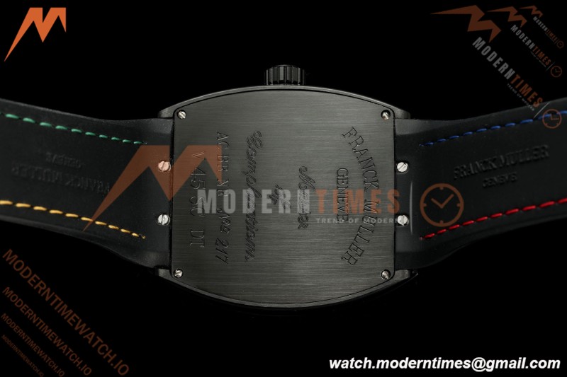Franck Muller - Vanguard V45 Black PVD/NY Black Nylon Strap ABF A2824