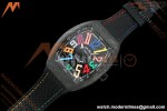 Franck Muller - Vanguard V45 Carbon Color Dream CAB/NY Black Nylon Strap ABF A2824