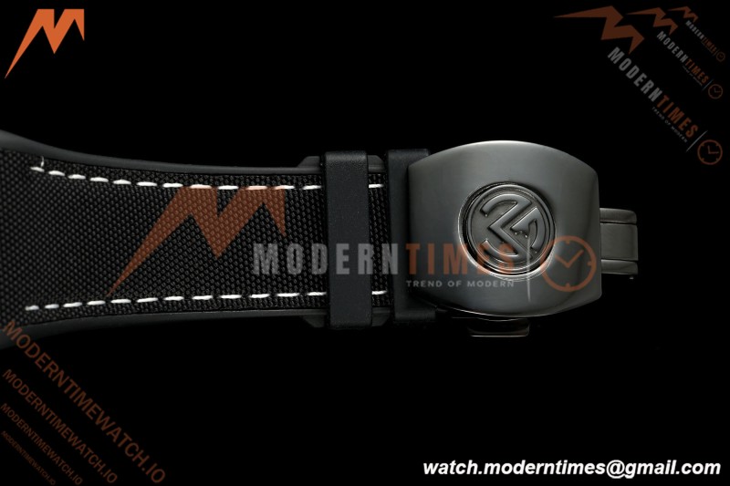 Franck Muller - Vanguard V45 Carbon Color Dream CAB/NY Blk/Wht Nylon Strap ABF A2824