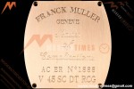Franck Muller - Vanguard V45 Zvonimir RG/LE Blk/Num ABF A2824