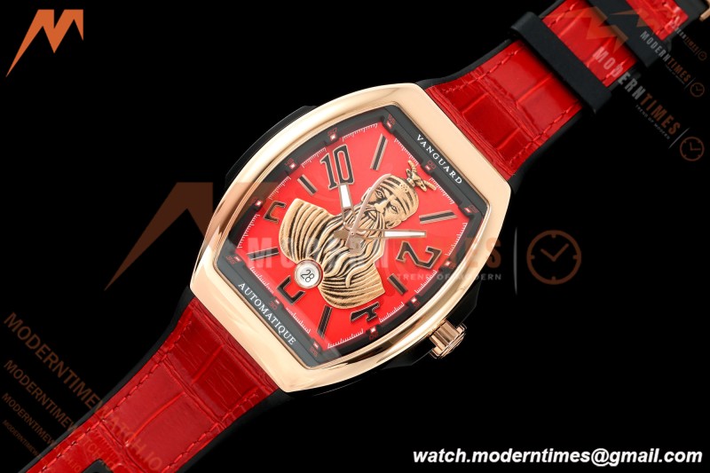 Franck Muller - Vanguard V45 Skenderbeu RG/LE Red/Num ABF A2824